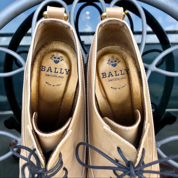 Bally Germena Patent Leather Lace Up Ankle Bootie - Picture 7 of 16